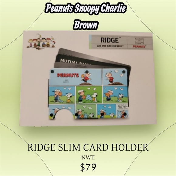 Ridge Peanuts Snoopy Card Holder. NWT - Picture 1 of 4